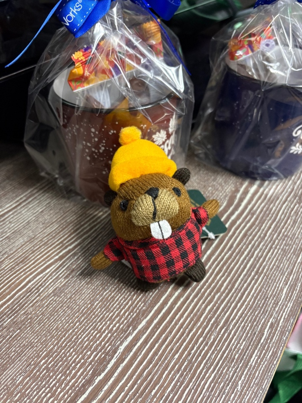 Roots beaver keychain